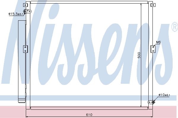 NISSENS Skraplacz, klimatyzacja NISSENS 940167