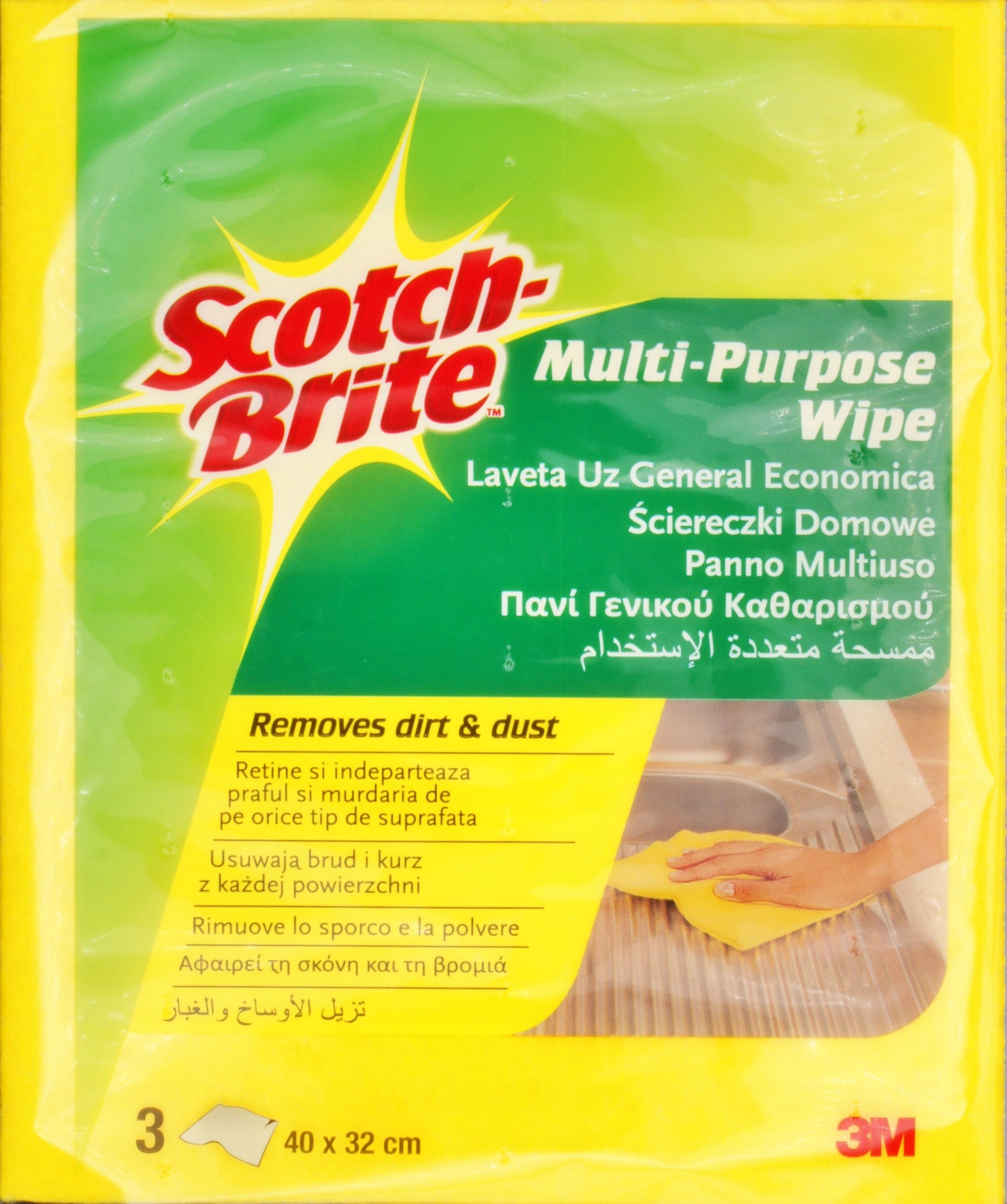 3M Scotch-brite Ścierka Domowa 3 szt. ścierki