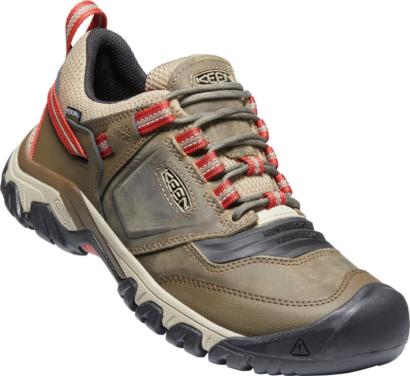 Keen Ridge Flex WP Shoes Men, brązowy/szary US 13 | EU 47 2022 Buty turystyczne 1024918-timberwolf/ketchup-47