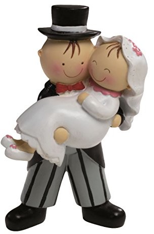 Mopec mopec y59 malowa figurka na tort weselny, pana młodego o warzenia w Arm, 15,5 cm Y59