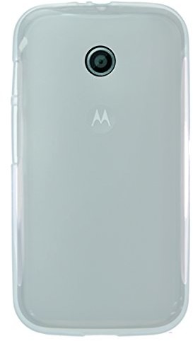 Phonix Gel Protection Plus etui z folią ochronną na wyświetlacz do Motorola Moto E XT1025 przezroczysty/biały 8018435243567
