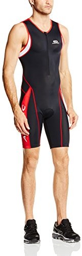 Aropec 104M strój triathlonowy 1-częściowy, męski, XXL SS-3T-104M-BK/RD_X-2