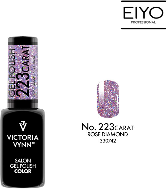 Фото - Лак для нігтів Rose Lakier hybrydowy GEL POLISH COLOR CARAT  DIAMOND nr 223 VICTORIA VYNN 