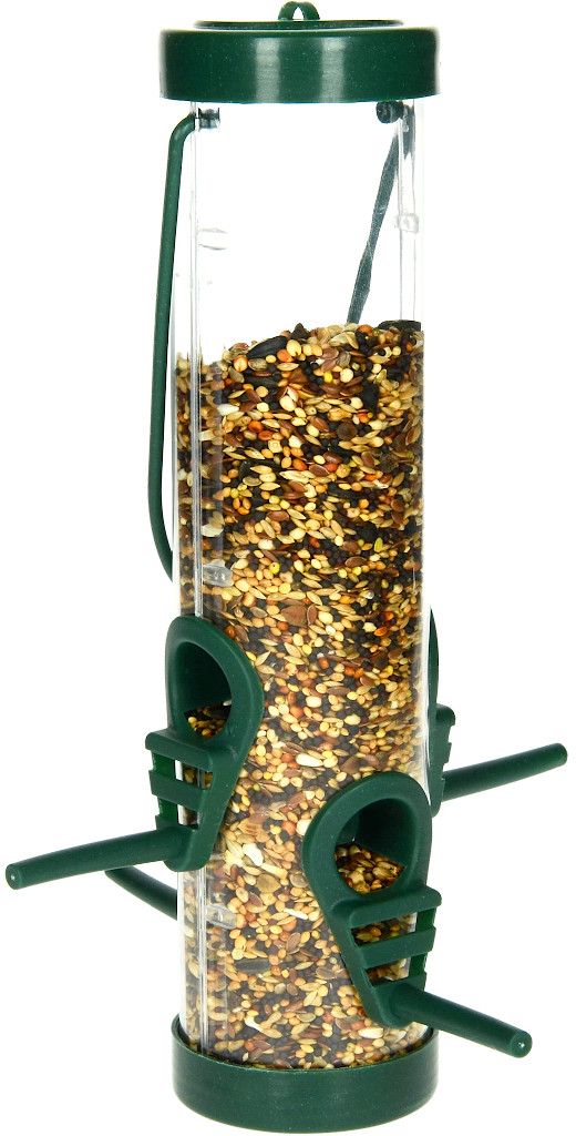 ProGarden Odstraszanie dla ptaków na zimę transparentny. Tuba na ziarno dla ptaków.