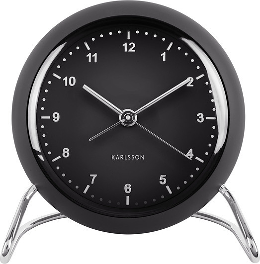 Karlsson Budzik Val czarny KA5726BK