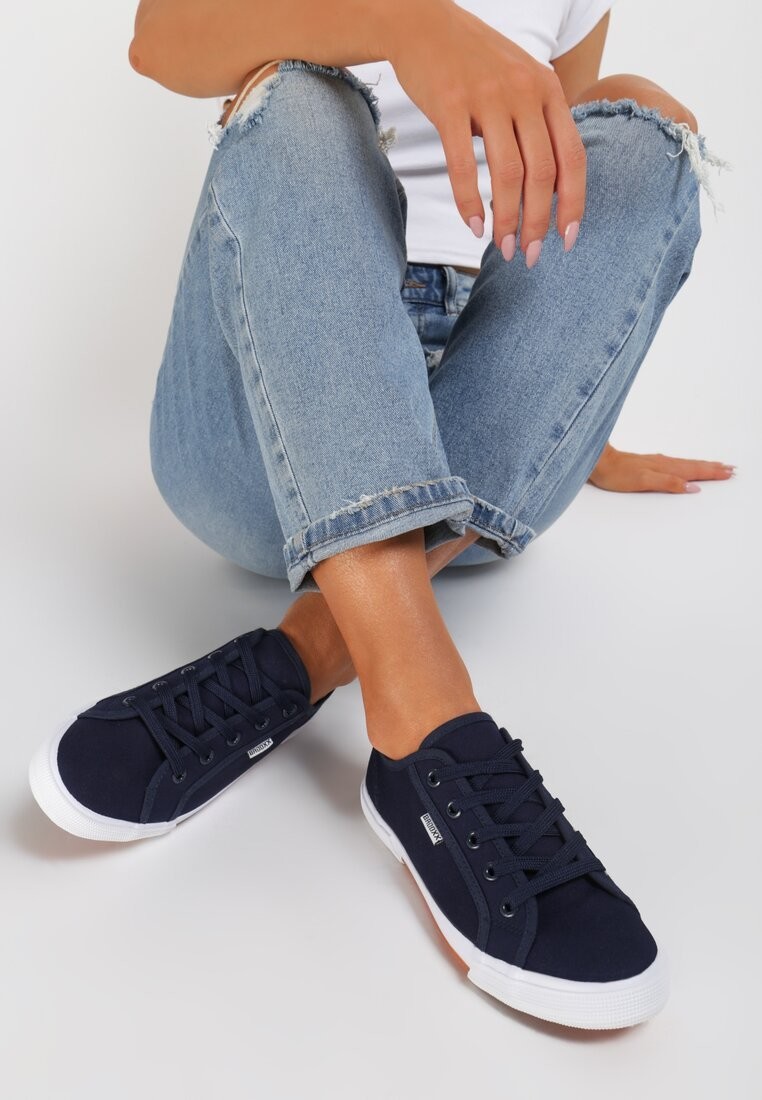 Granatowe Tenisówki Rhaerose