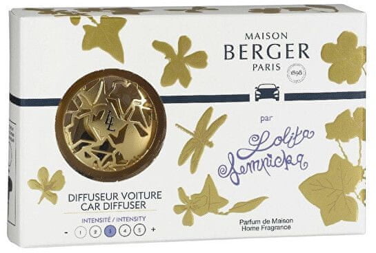 Lolita Lempicka Maison Berger Paris Zestaw prezentowy dyfuzor samochodowy Gold +napełnić