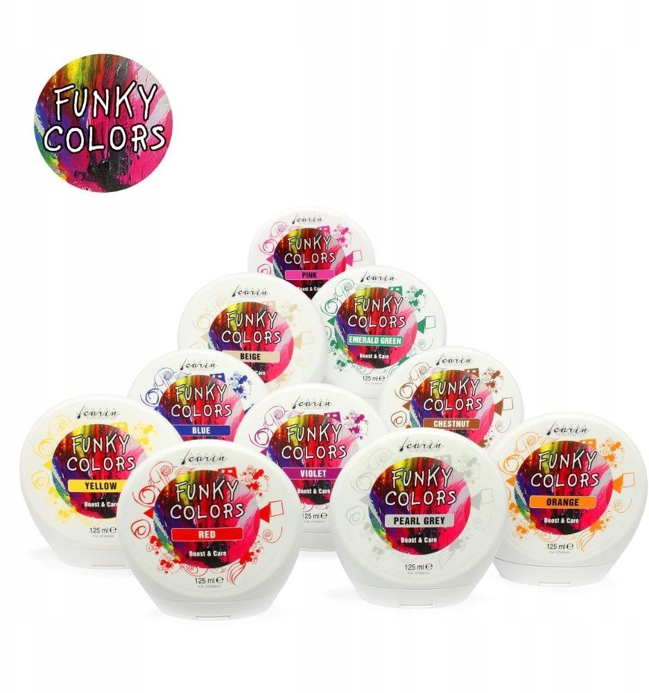 Carin Funky Colors Odżywka Koloryzująca Kasztanowa