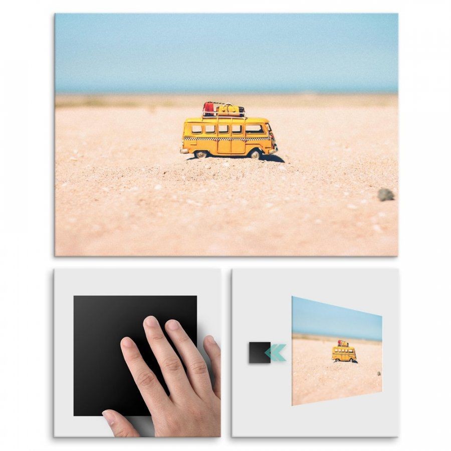 Pix4home Plakat metalowy zabawka na plaży L POS-L-01574