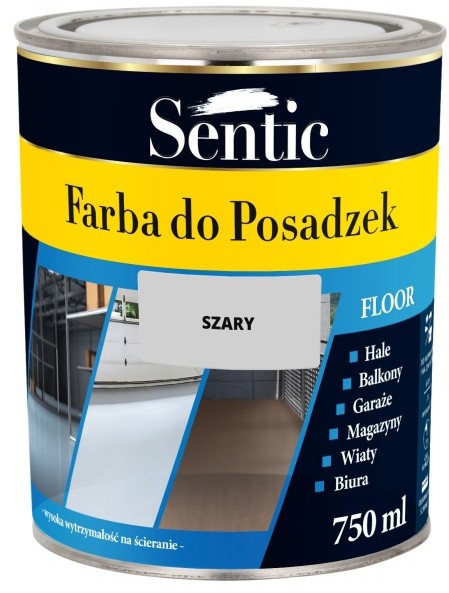 Sentic Farba do posadzek szara 750 ml SFPO750SZR