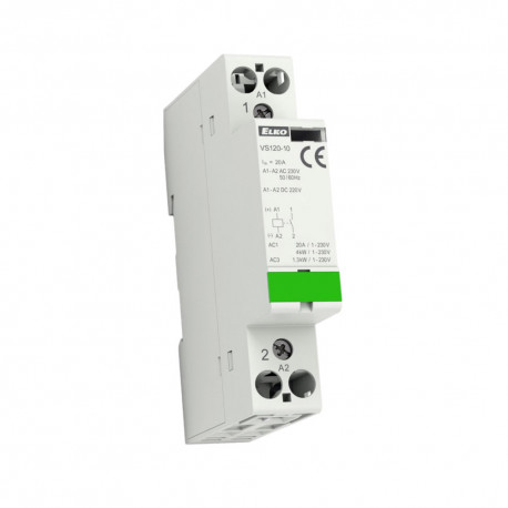 ELKO Stycznik modułowy 230V Ith 20A 1NO 24V 9367 VS120-10 24V AC/DC
