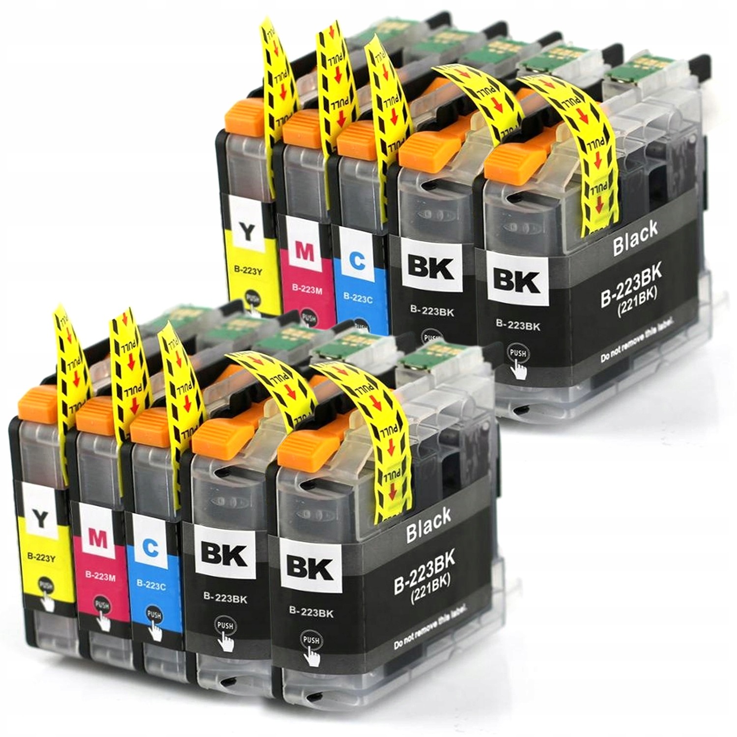 Tusze XL Do Brother LC223 DCP-J4120DW DCP-J562DW