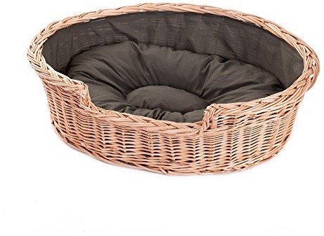e-wicker24 502  80 brąz koszyk z wikliny, kosz, honiggelb dla psów, 80 x 60 x 26 cm 502-80 Brąz