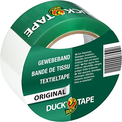 Duck Tape oryginalny pasek tkaniny do naprawiania, wiązania oraz mocowania, 25 m 106-05
