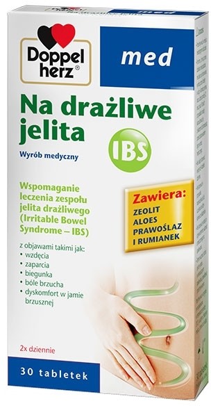 Quiesser Pharma Doppelherz med Na drażliwe jelita x30 tabletek