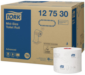 TORK Mid-size papier toaletowy 2-warstwowy 12753 27 rolek