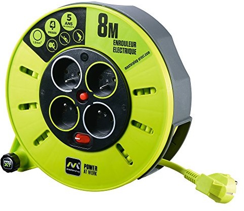 Masterplug Nexus bęben kablowy elektryczny, zielony (CMF08164SL)
