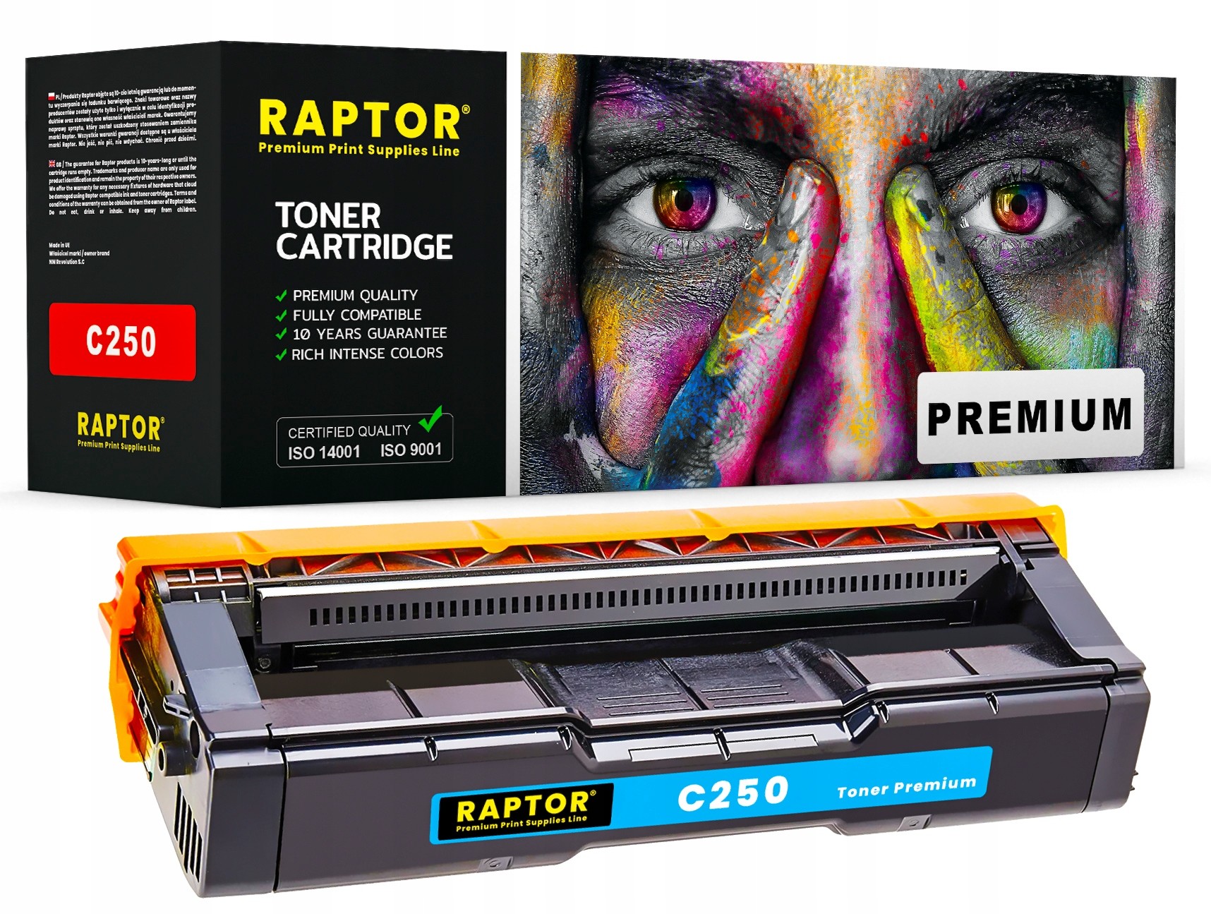 Toner Do Ricoh Aficio Sp C250e C250sf C260DNw Cyan