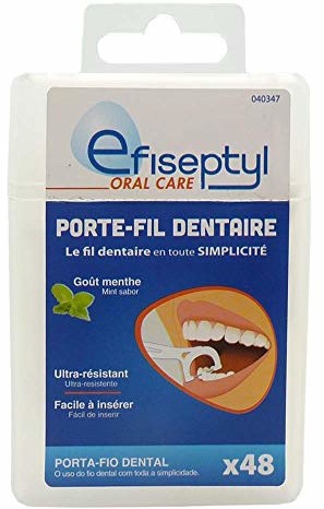 Efiseptyl Efiseptyl EFISEPTYL nić dentystyczna, bardzo mocna, 48 sztuk