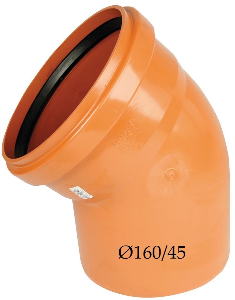 Wavin Kolano Kanalizacyjne Kolanko Pvc 160/45 Pcv