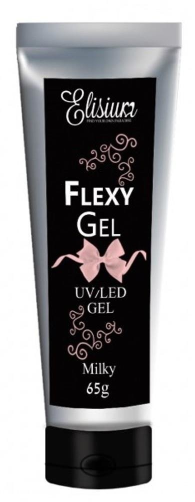 ELISIUM Flexy Gel żel do przedłużania paznokci Milky 65g 72445-uniw