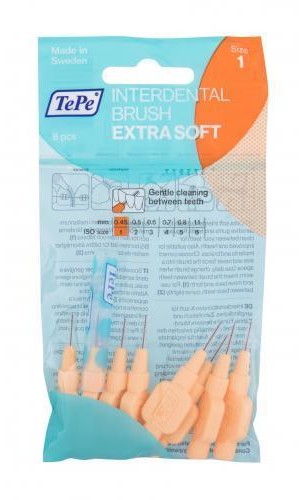 TePe Extra Soft szczoteczki międzyzębowe 8 szt 0,45 mm