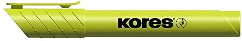 Kores tm36001 Textmarker-PEN, Extra gruby, żółty TM36001