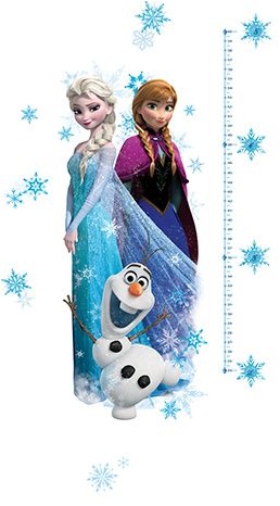 RoomMates 54531 RM  łata Disney Frozen tatuaż na ścianę, PCW, kolorowy, 13 x 2,5 x 49 cm 54531