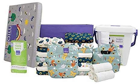 Bambino Mio Mio, Miosolo Classic pieluchy materiałowe kompletny zestaw, mały ogrodnik