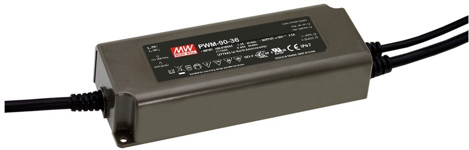 Mean Well PWM-90-12DA Zasilacz LED 90W 12V 7.5A DALI PWM-90-12DA