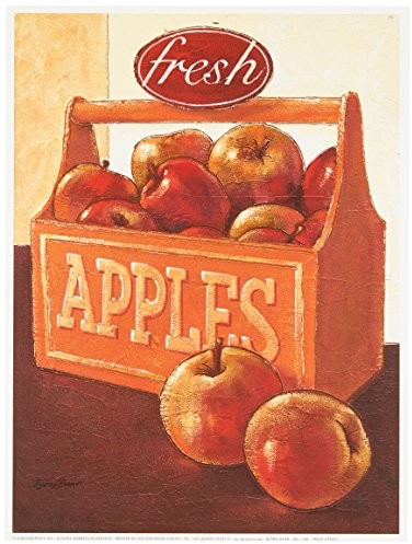 Eurographics bb1148 Björn baar, Fresh Apples 18 x 24 cm, wysokiej jakości druk artystyczny  gotowanie BB1148