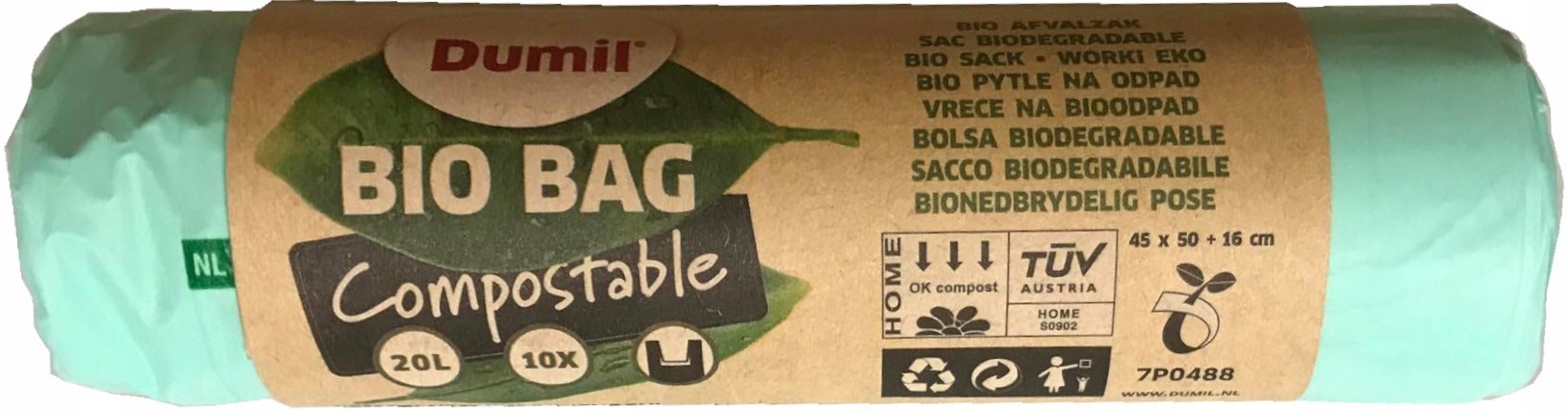 Dumil Worki Na Śmieci Odpady Bio Kompost 20L 10SZT