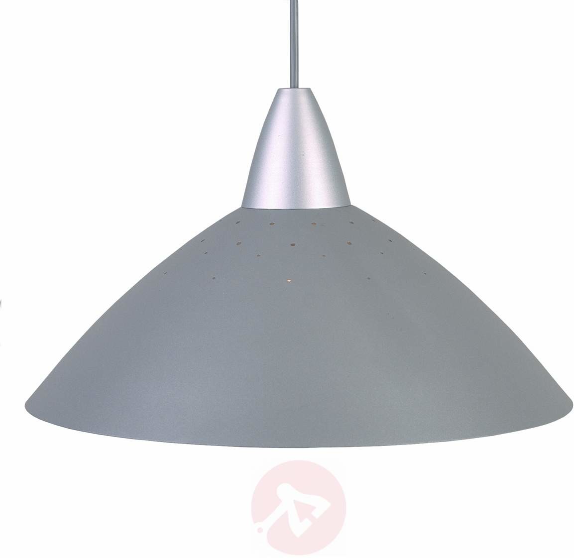 Brilliant Zgrabna lampa wisząca Nogo, tytan