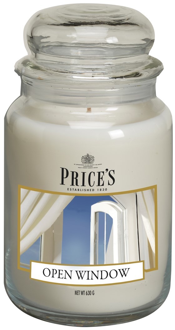 Price's Świeczka zapachowa w szkle Large Jar Open Window