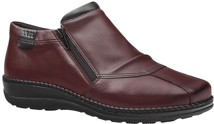 Axel Botki Comfort 4158 Rubin Bordowe H na 2-zamki na Haluksy 28381