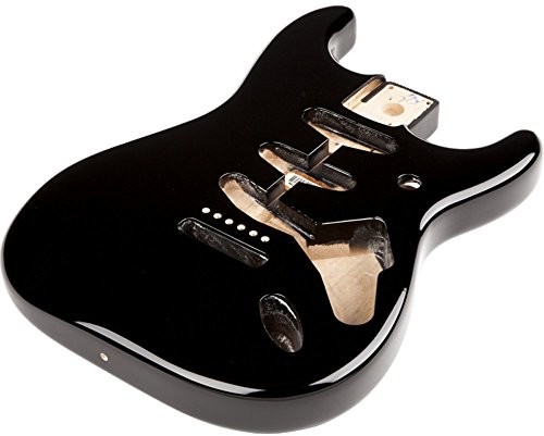 Fender Classic Serie 60'S STRATOCASTER SSS ALDER BODY Vintage BRIDGE MOUNT - BLACK 0998003706