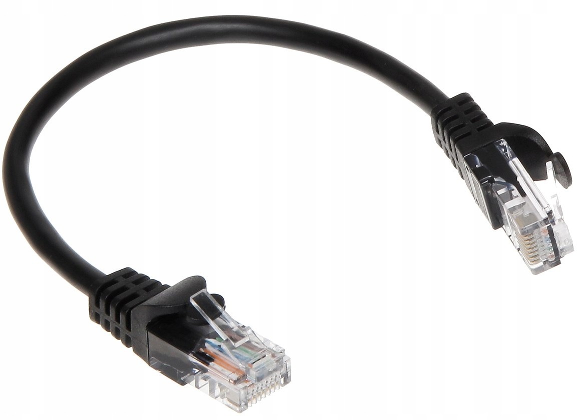 Patchcord RJ45/0.2-BLACK 0.2 m