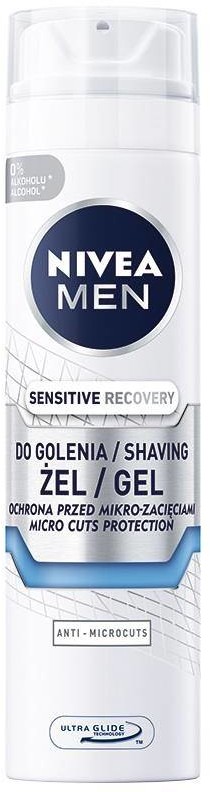 Nivea Men Sensitive Recovery regenerujący żel do golenia 200ml 94004-uniw