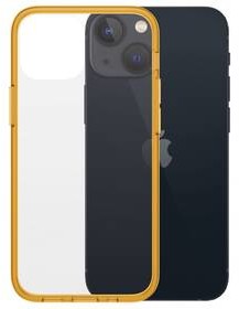 PanzerGlass Obudowa dla telefonów komórkowych ClearCaseColor na Apple iPhone 13 mini 0328) Pomarańczowy/przezroczysty