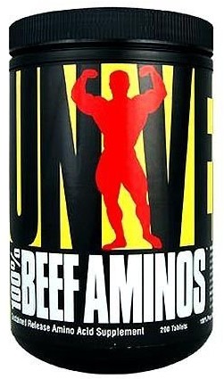 Universal Suplement aminokwasowy, Beef Aminos, 200 tabletek