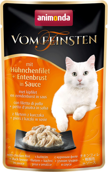 Animonda Vom Feinsten Filet z Kurczaka Pierś z Kaczki 50g saszetka 83690