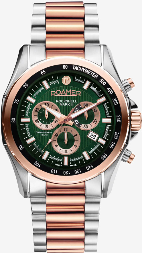 Roamer Rockshell Mark III 220837497520 Męski Zegarek Chronograph