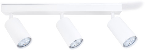 KOLORENO Oprawa halogenowa natynkowa ścienno - sufitowa LED Kivi x3 - Biała OH-KIVI-03B