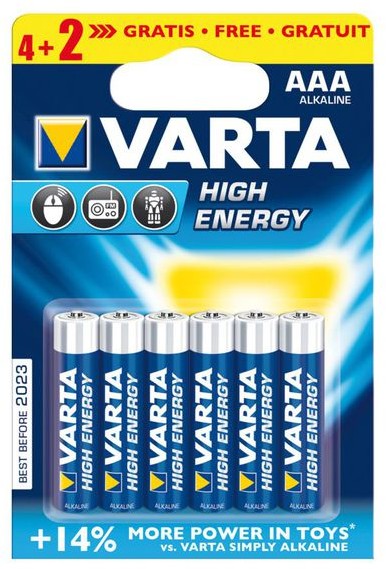 Varta Baterie LR03 / AAA HIGH ENERGY
