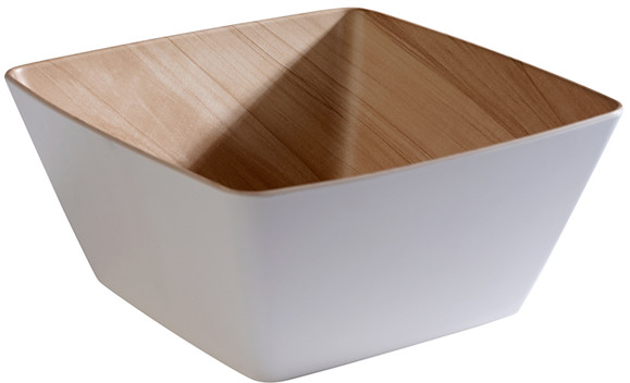 APS Miska z melaminy 250x250x120 mm, biała | APS, Frida 84592