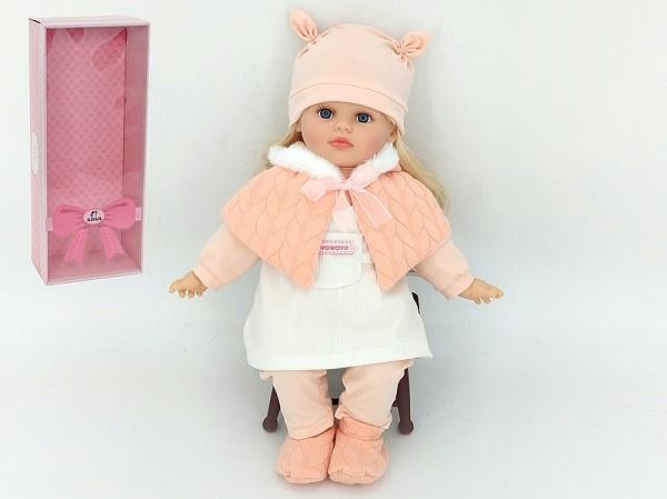 Adar Lalka dziewczynka zima z dziękiem 40 cm w pudełku 526228