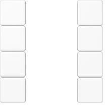 Jung przycisk zestaw komplet 4-krotna a504t saww A504TSAWW