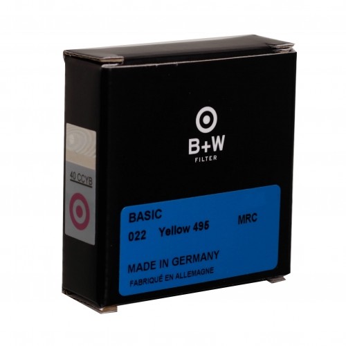 B+W Filtr fotograficzny Basic Yellow 022 MRC 72mm