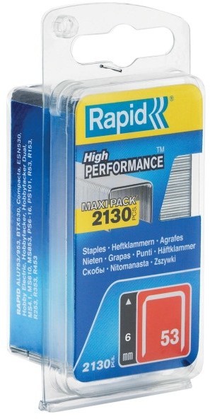 Rapid Zszywki galwanizowane 53/6 mm 2130 szt. 5000741