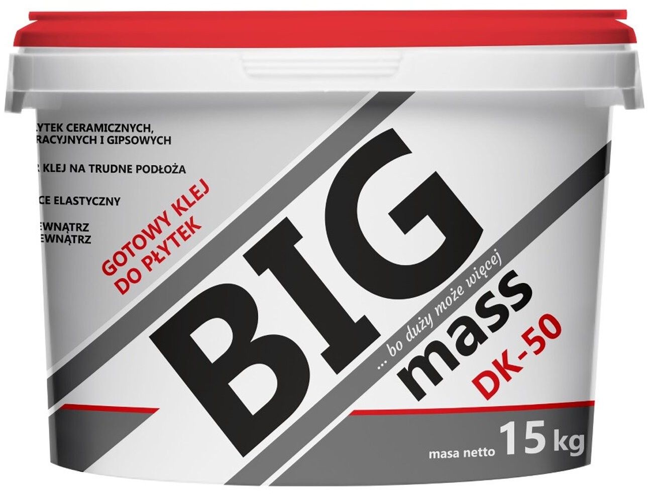 Gotowy klej do płytek BIG Mass DK-50 15 kg